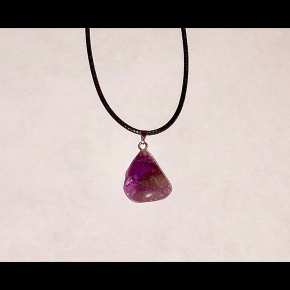 Amethyst Gemstone Necklace - Picture 1 of 2